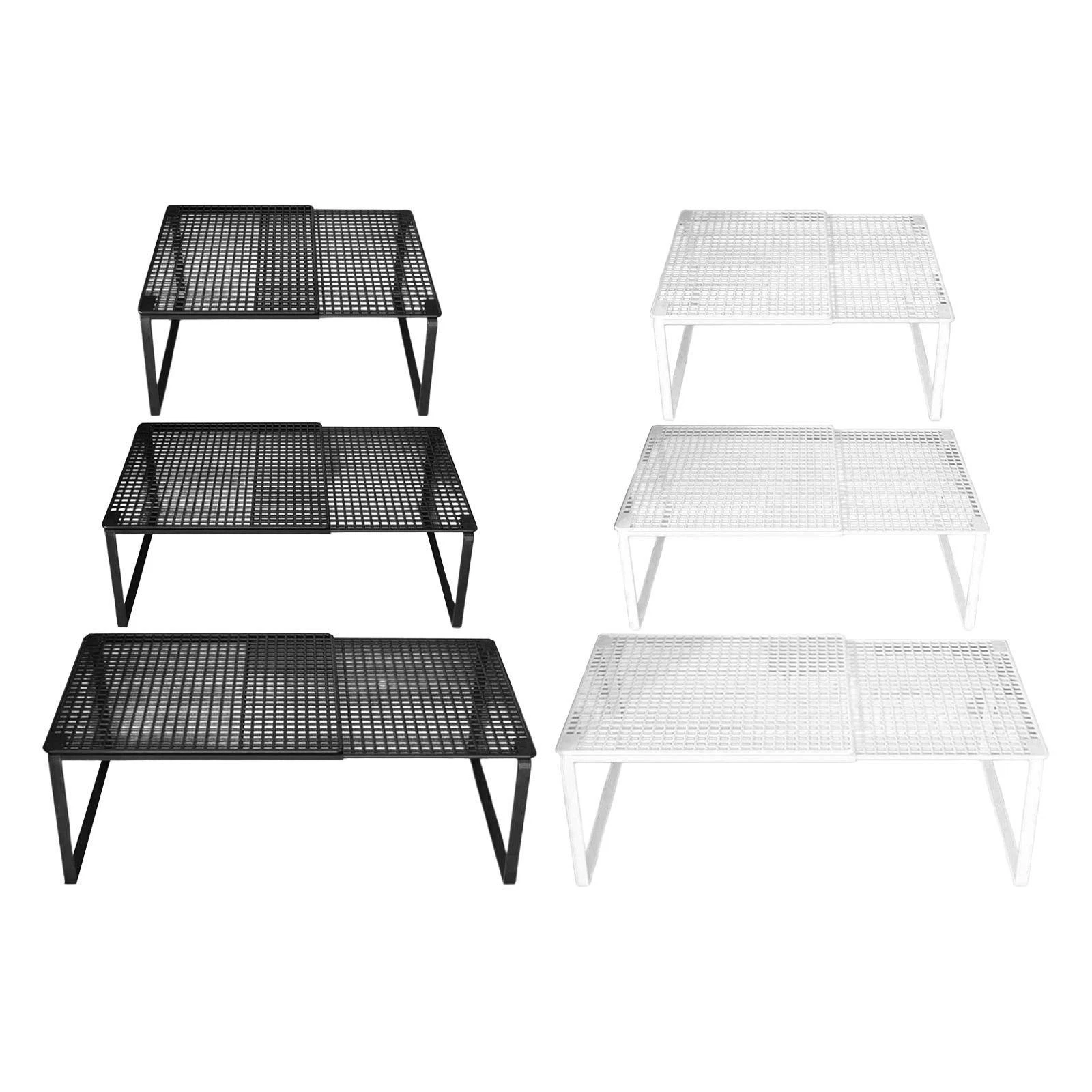 Expandable Cabinet Storage Shelf Organizer Rack Kitchen Home Cupboard Stand