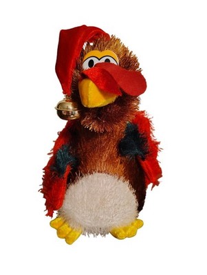 Dan Dee Singing Christmas Turkey, Musical, Deck the Halls, Plush Tested Works