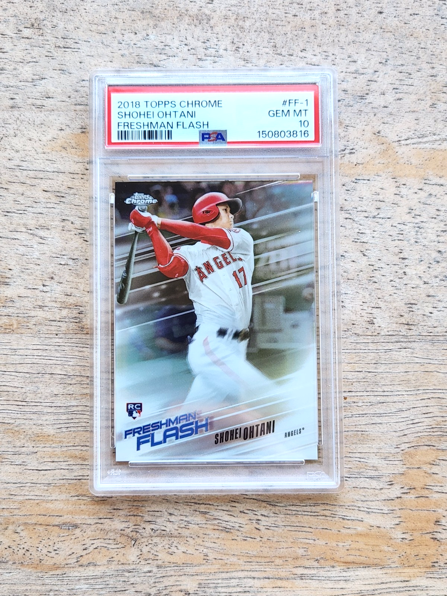 2018 Topps Chrome Rookie Shohei Ohtani Freshman Flash #FF-1 PSA 10 