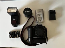 Canon EOS 20D DS126061 Digital SLR Camera - Set w/ EF-S 18-55mm Lens 2x Battery