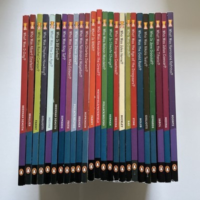 Mixed Lot Of 25 Who HQ  Who Was, Where Is, What Is, What Was Book Lot