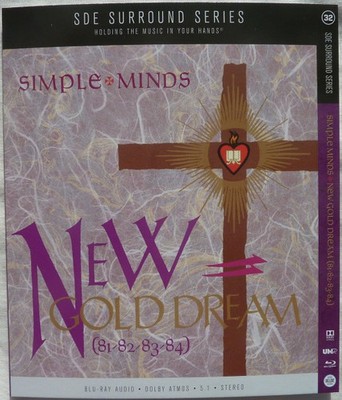 SIMPLE MINDS New Gold Dream (81-82-83-84) LMT ED ATMOS & 5.1 BLU-RAY AUDIO SEALD