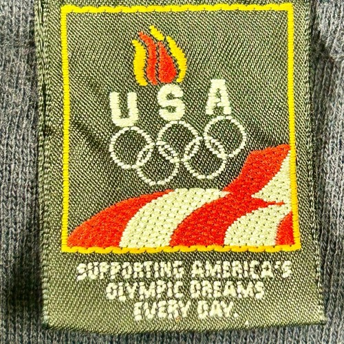 Suéter con Cuello Vintage Juegos Olímpicos de Estados Unidos Talla Grande Años 90 Deporte Atlético Preppy Rugby - Imagen 3 de 3