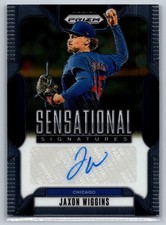 2025 Panini Prizm Baseball Sensational Signatures Jaxon Wiggins #SS-JW Auto