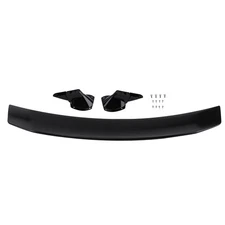 Dynamic Trunk Wing Spoiler Black ABS for Sedan Cars Universal Application