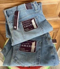 Gloria Vanderbilt Amanda Slimming Classic Rise Tapered Leg Average Jeans 16P NWT