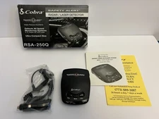 Cobra Safety Alert Radar/Laser Detector RSA-250Q  Ultra Compact Size Vintage
