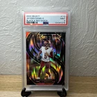 Jayden Daniels 2024 Panini Select #112 Black and Red Shock Premier RC PSA 9