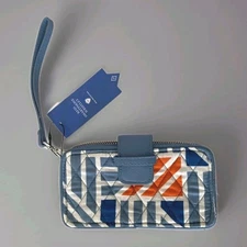 Vera Bradley RFID Smartphone Wristlet Geo Medallions NWT Wallet Organizer