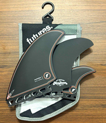 Brand New Futures Lost Mayhem 2+1 Evil Twin Fin Plus Trailer Surfboard Fins
