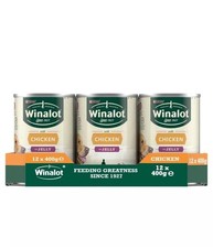 Winalot with Chicken in Jelly Tins - 400g x Pack of 12 3.96 per kilo