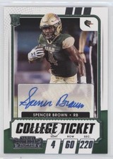 2021 Panini Contenders Draft Picks College Ticket Spencer Brown #206 Auto 0e3p