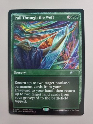 MTG Pull Through the Weft Promo Pack: Edge of Eternities Foil Uncommon 