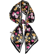 59" Mulberry Silk Like Head Scarf Women's Fashion Square Neck Satin Scarfs fo...