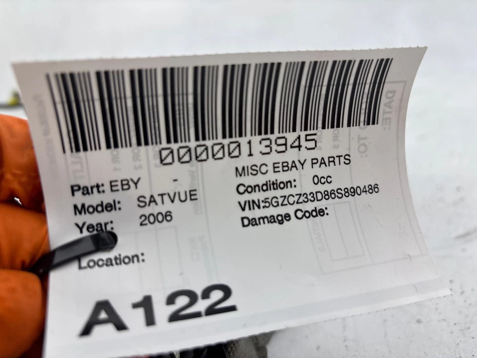 Cinturón de seguridad delantero derecho Saturn Vue 2006-2007 OEM 15255326 Foto 2 de 4