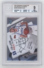 2024-25 Bowman Chrome College Rule Playbook #CRP5 Flagg BGS 9