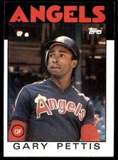 Gary Pettis 1986 Topps #604 Angels MLB READ FREE SHIPPING AutographDen