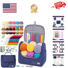 Crochet Kits for Beginners,All in One Crochet Kits with 840 Yards Crochet Yar...