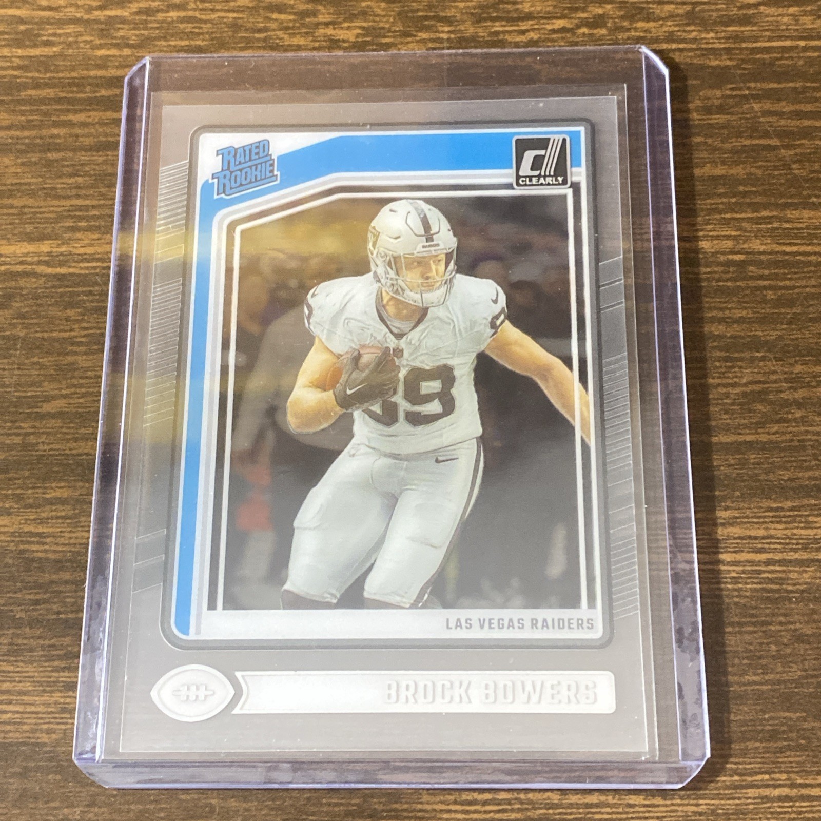 2024 Clearly Donruss #57 Brock Bowers Las Vegas Raiders