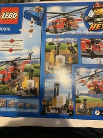 Sealed LEGO CITY: Fire Helicopter (60010) Shelf Wear Eh1
