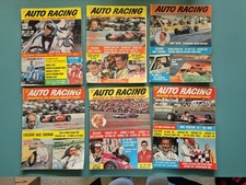 Auto Racing Magazine 10/67, 2/68, 4/68, 6/68, 8/68, 4/69 LOT OF 6