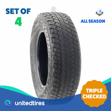 Set Of 4 Used 25570r18 Bridgestone Dueler At Rh-s 113t - 7.5-932 18rxl