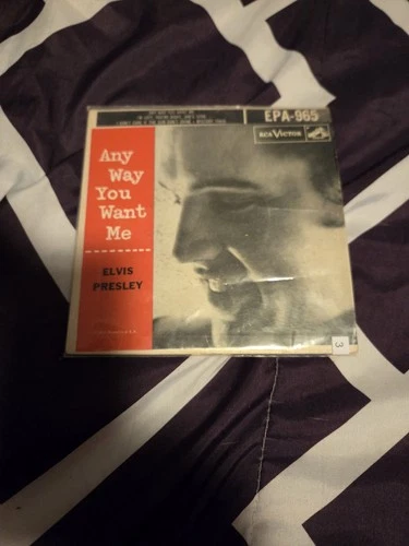 ELVIS PRESLEY RARE “NO DOG” EPA-965 "Any Way You Want Me"   Rarely listed 1956