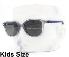 Ray-Ban Junior Leonard Sunglasses RJ9093S 7110/87 Crystal Blue 45mm Kids w/pouch
