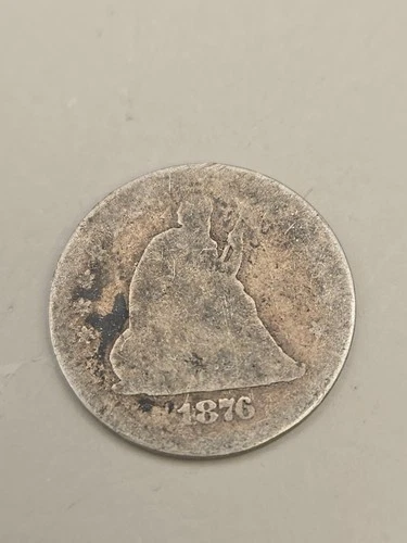 1876 Seated Liberty Silver Quarter 25C - Philadelphia Mint
