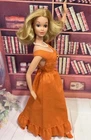Vintage Barbie 1975 Deluxe Quick Curl PJ Steffi Doll 9218 in Original Dress 🍊