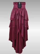 Vintage Victorian Edwardian Romantic High-Waisted Skirt Cosplay Fantasy K060