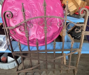 SALE TODAY! E T  Barnum Wire & Iron Works Wrought Iron Gate 