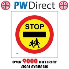 SIGN Stop Children Crossing Road School Slow Vehicle Speed Safety Traffic TR603A