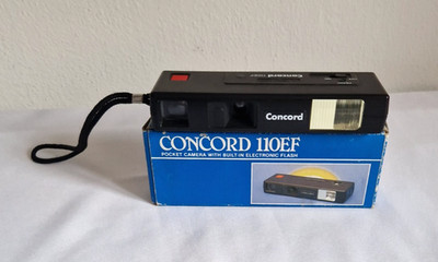 Concord 110EF Pocket Kamera mit eingebautem Blitz und OVP