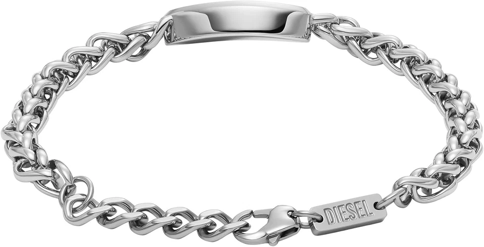 Pulsera Diesel de acero inoxidable para hombre Foto 2 de 4