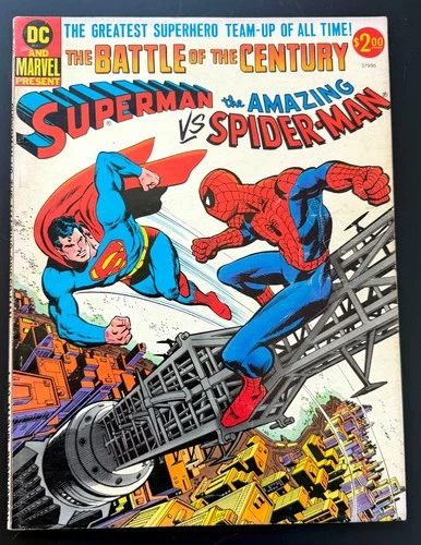 The Battle Of The Century Superman vs The Amazing Spiderman 1976 DC/Marvel