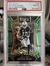 2023 Panini Select - Suite Level Davante Adams #449 Green Prizm /5
