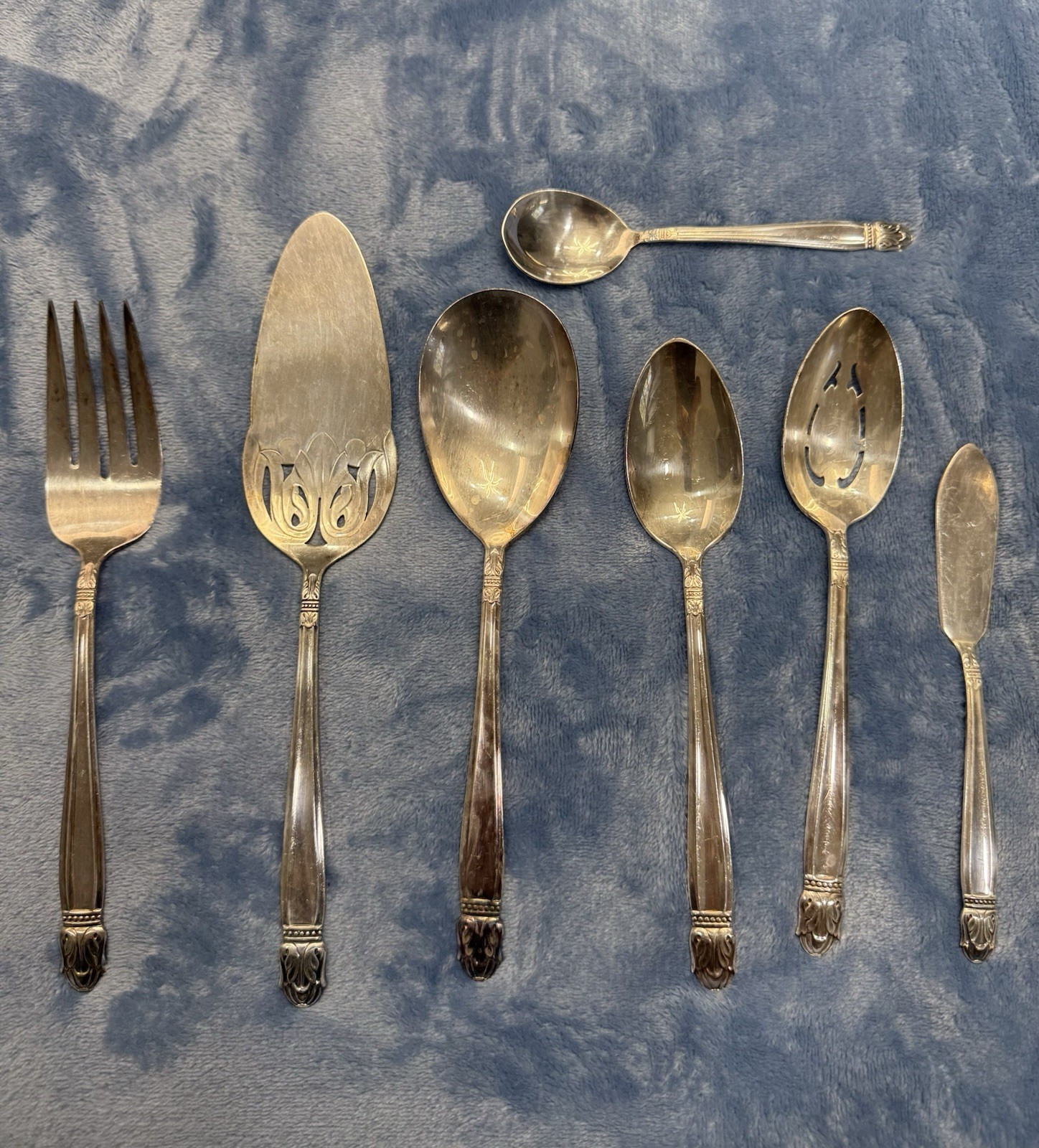 Holmes and Edwards Danish Princess (Silverplate, 1938) Service for 10 + Bonus