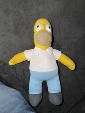 Homer Simpson Plüschfigur - the Simpsons, 30cm, Vintage Retro TV Kult