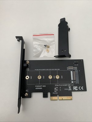 PCI E Riser PCIe M.2 PCIe SSD to PCIe Express 3.0 x4 Adapter Card M2 NGFF PCI-e