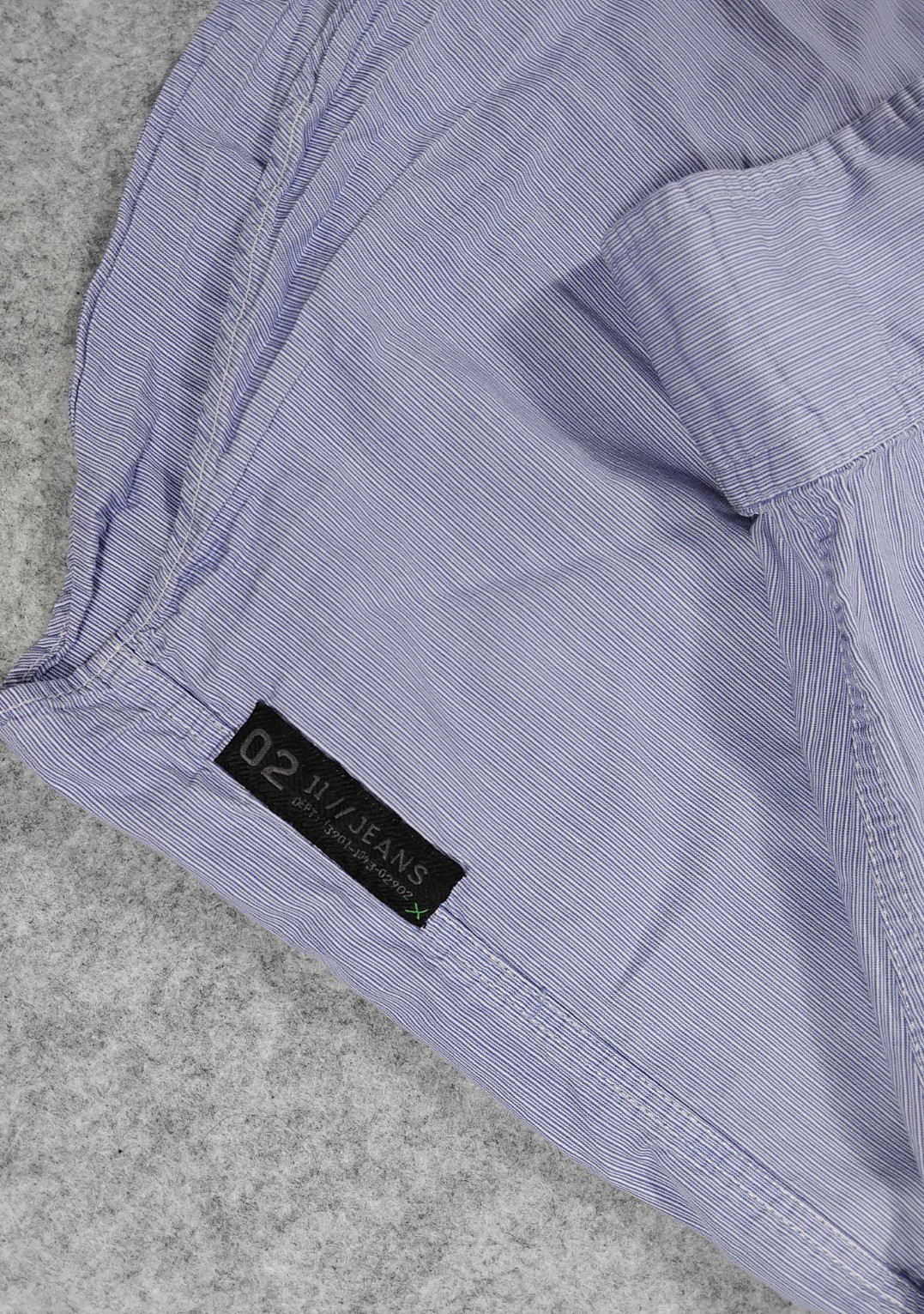 Long Sleeved Shirt Jasper Conran Large Blue Striped K11x image 3