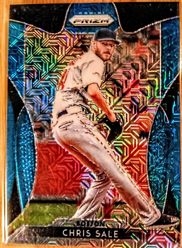 2019 Panini Prizm #31 Chris Sale Blue Mojo /399 Nm-Mt 