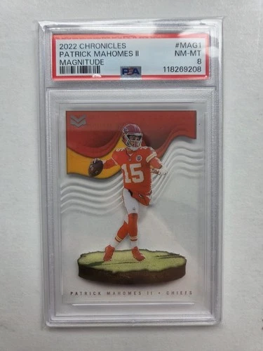 2022 Panini Chronicles - Magnitude Patrick Mahomes II #MAG-1 PSA 8
