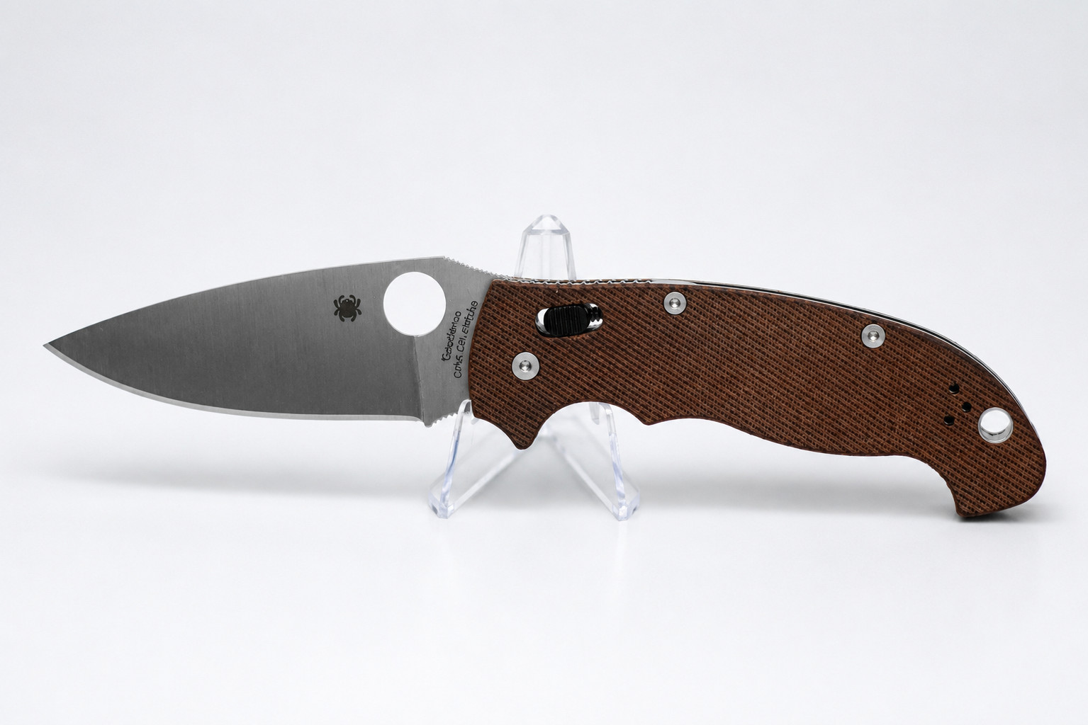 Spyderco Manix 2 XL CruWear Brown Micarta Folding Knife C95MPCW2 USA