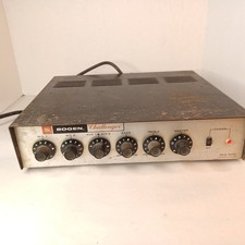Vintage Bogen Challenger Model C-35 Amplifier As Is For Parts Restoration