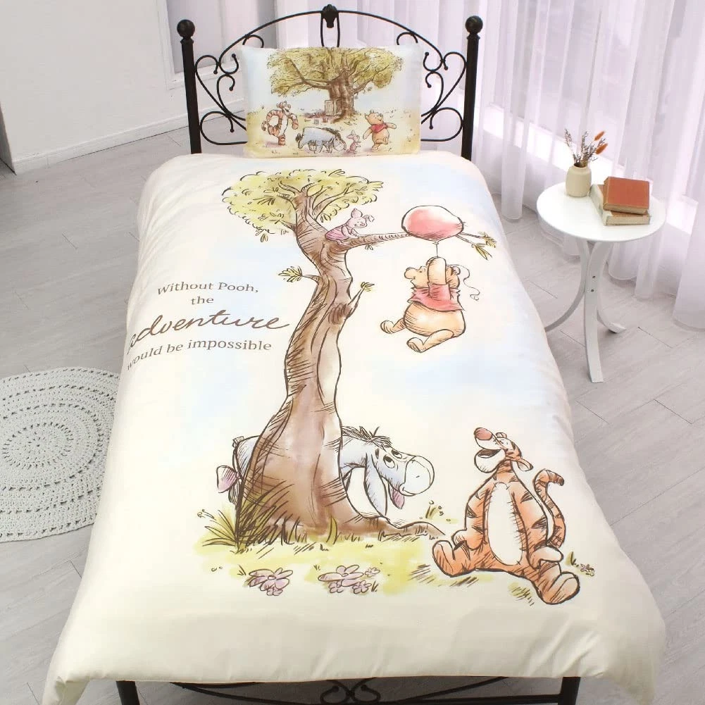 Disney Winnie The Pooh Fly - Dekbedovertrek - Eenpersoons - 140 X 200 Cm Multi