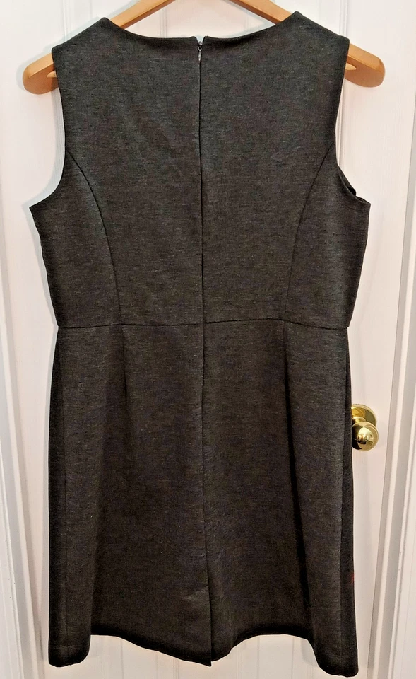Vestido Croft & Barrow Para Mujer Grande Gris Línea A Sin Mangas Lagenlook Elástico Foto 4 de 4