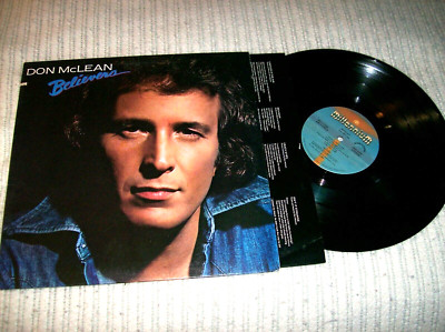 Don McLean LP, Believers, Millenium BXL 1- 7762, ORIGINAL 1981, VG++