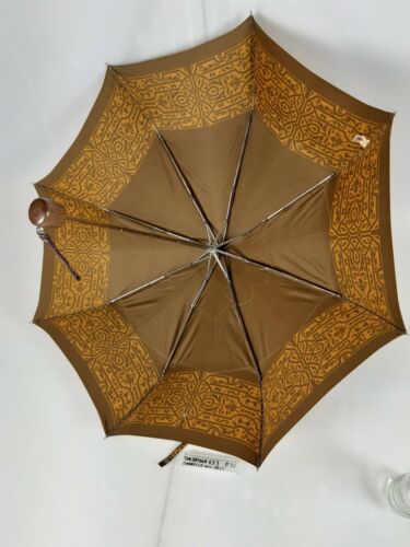 Ombrello Mini Unisex - Tecnofibre - Bronzo/Giallo - Cod.653 - The Bridge - Foto 10 di 10