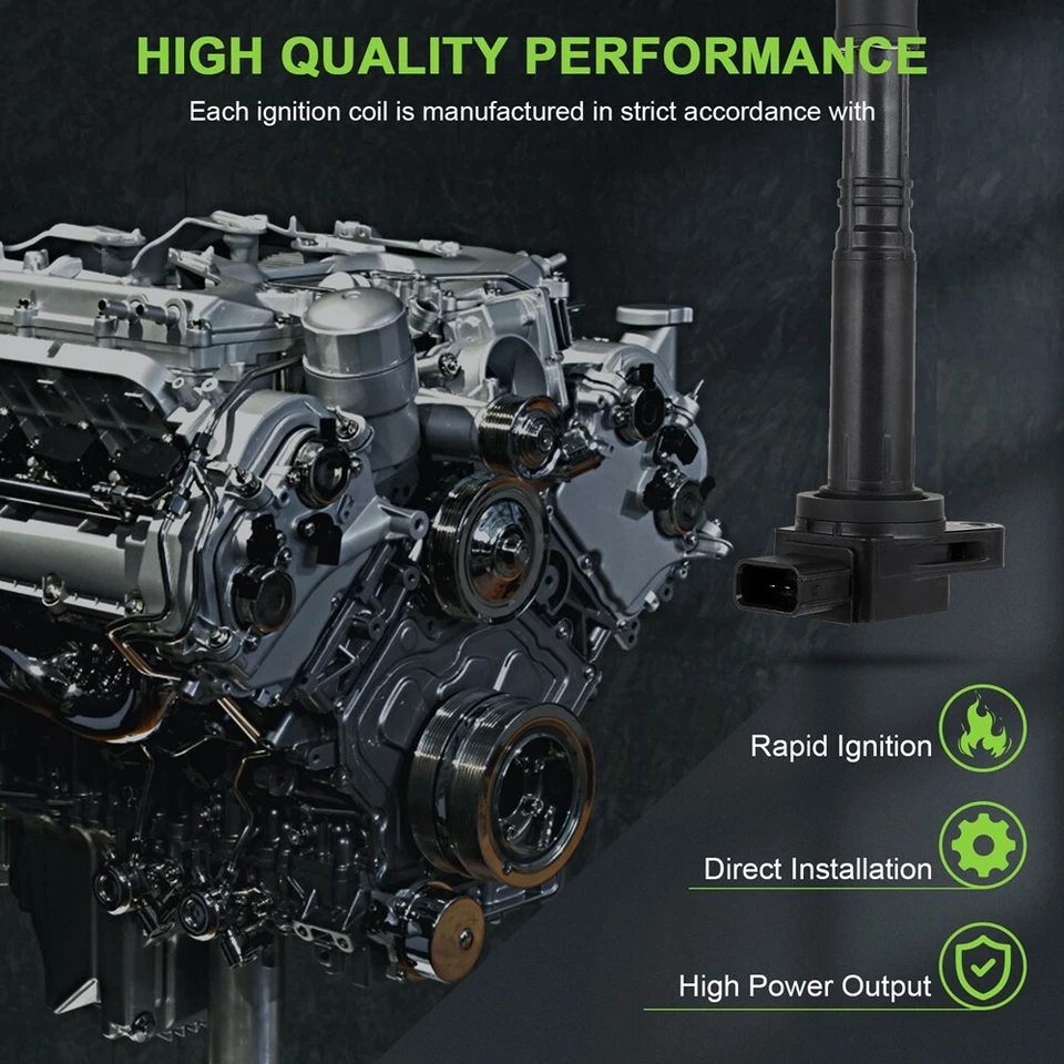 4 For 2000-2003 Honda S2000 L4 2.0L Ignition Coil & Spark Plug UF298 - Image 2 of 4